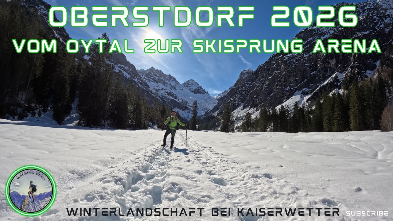Oberstdorf 2026 | Vom winterlichen Oytal-Panorama zur Skisprung Arena mit Besichtigung