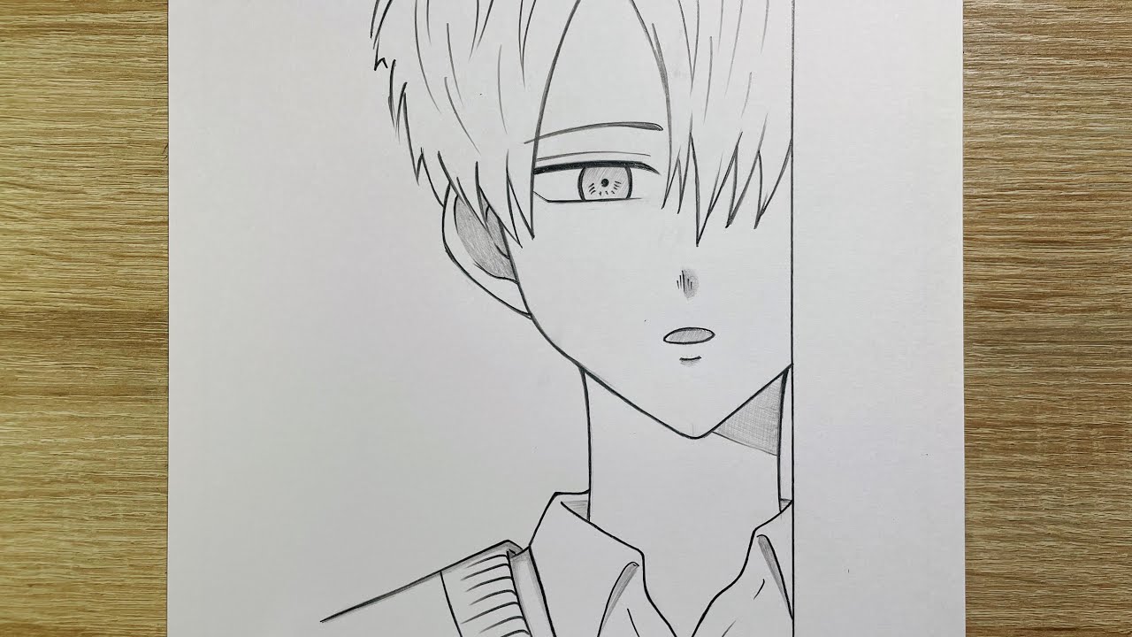 Comment dessiner un visage d’anime garçon – Tutoriel étape par étape | Dessin facile