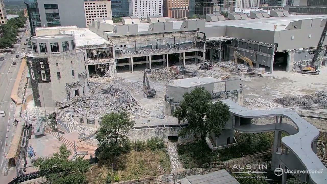 Austin Convention Center Expansion Timelapse - August 13, 2025 - Version 2