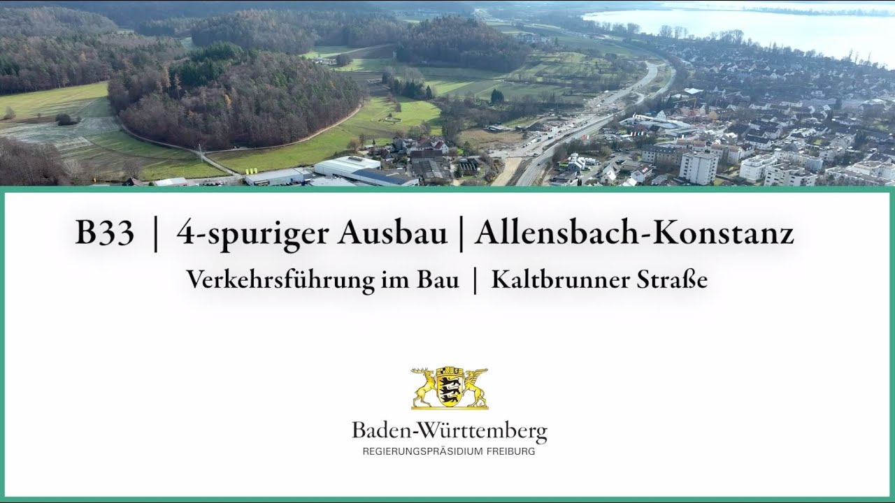 Ausbau der B 33 Allensbach: So läuft der Bau im Bereich der Kaltbrunner Straße