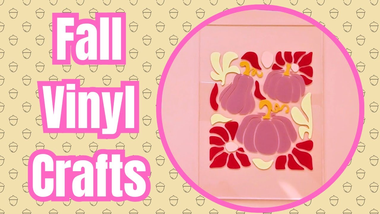 Cricut Joy Friendly! -  EASY Fall Vinyl Crafts