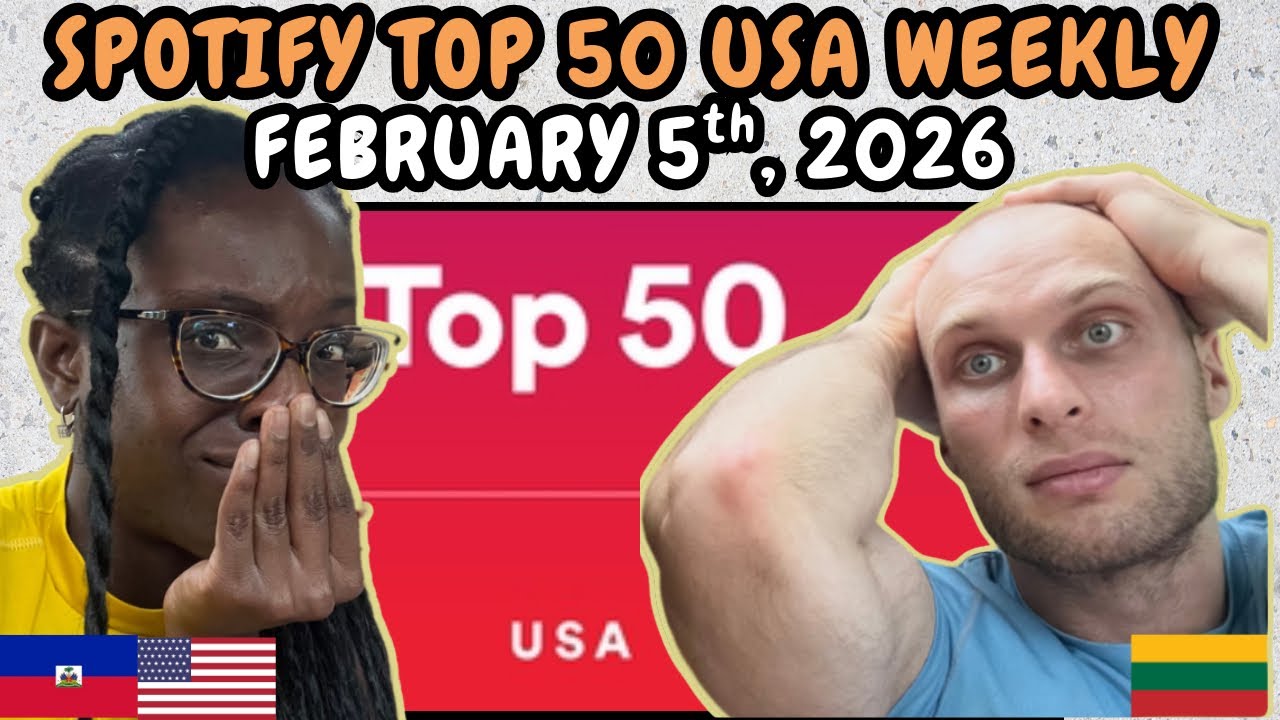 REACTION TO Hits Of The Week | Spotify Top 50 USA Weekly (February 5th, 2026) | FIRST TIME WATCHING
