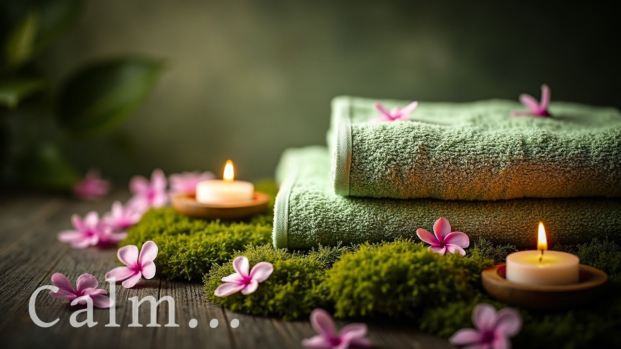 🌿 Relaxing Bamboo Waterfall Sounds | Calming Nature Ambience for Sleep, Meditation & Stress Relief