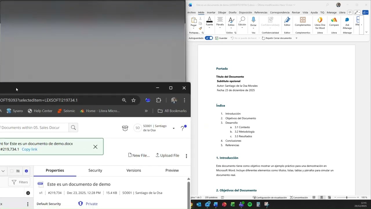 Lexsoft presenta: iManage Collaboration Links