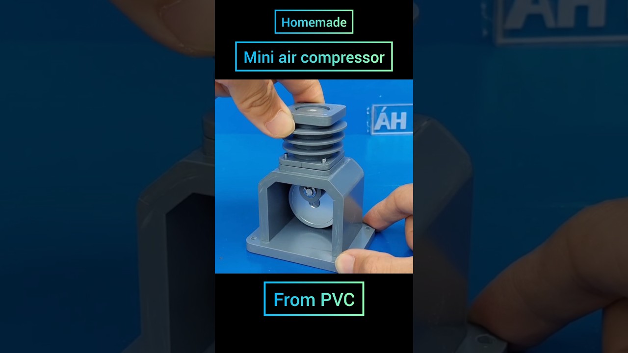 homemade mini air compressor from PVC (part-2) | #sillyinventor #inventions #diy #dcmachine #machine