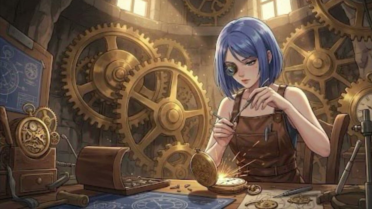 The Clockwork Atelier | Steady Ticking Lo-fi for Deep Focus