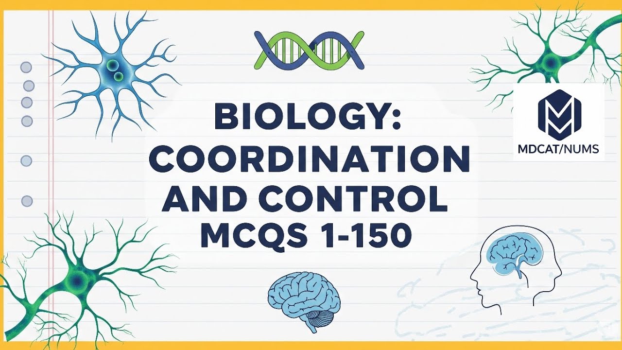 Coordination and control | important mcqs (solved) 