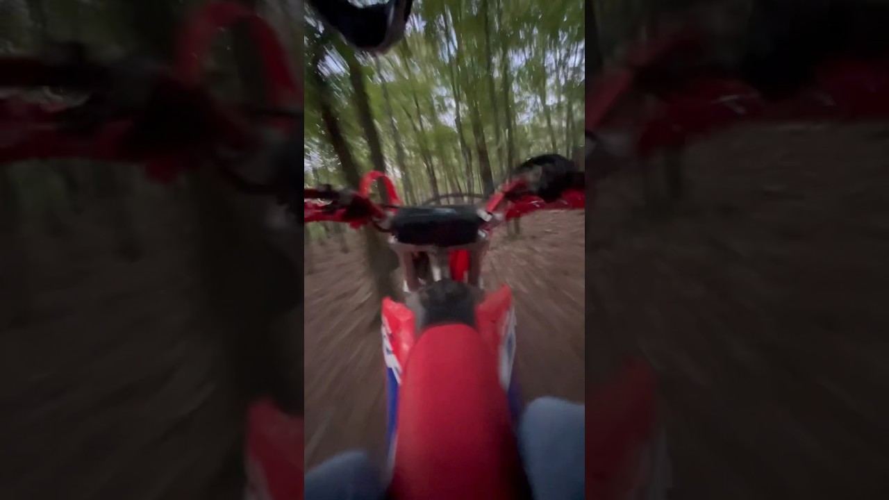 Backyard section 🔥 #dirtbike #crf250f #fastriding