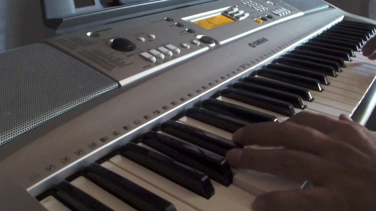 ํYamaha PSR E313 piano test