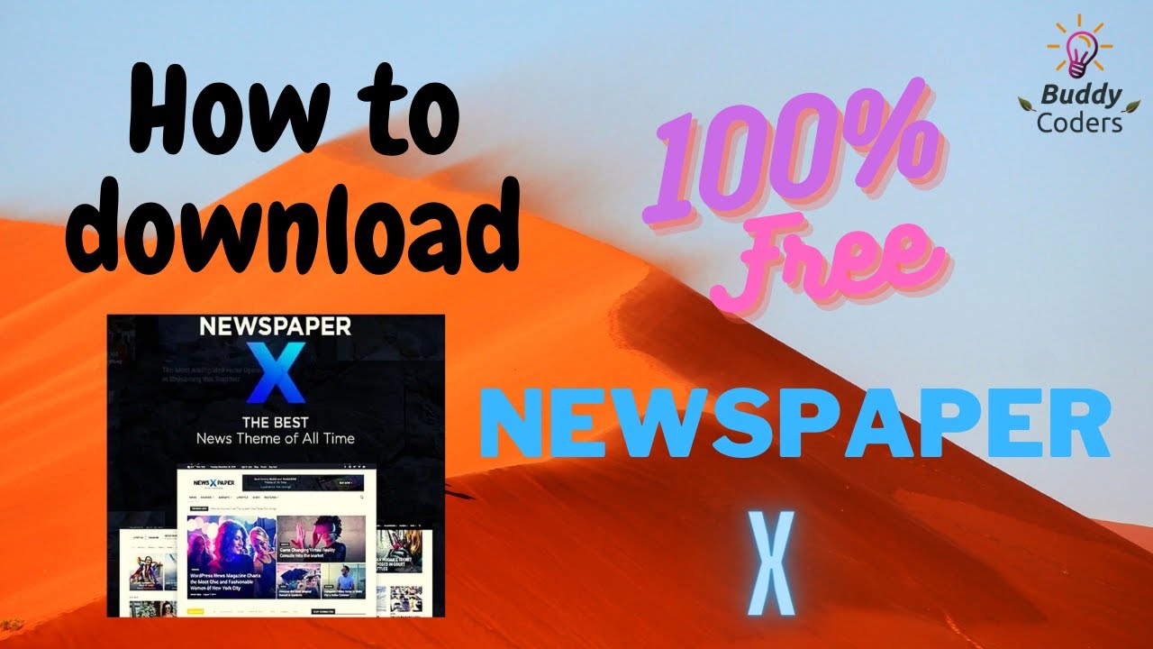 Newspaper x theme free download | free download theme