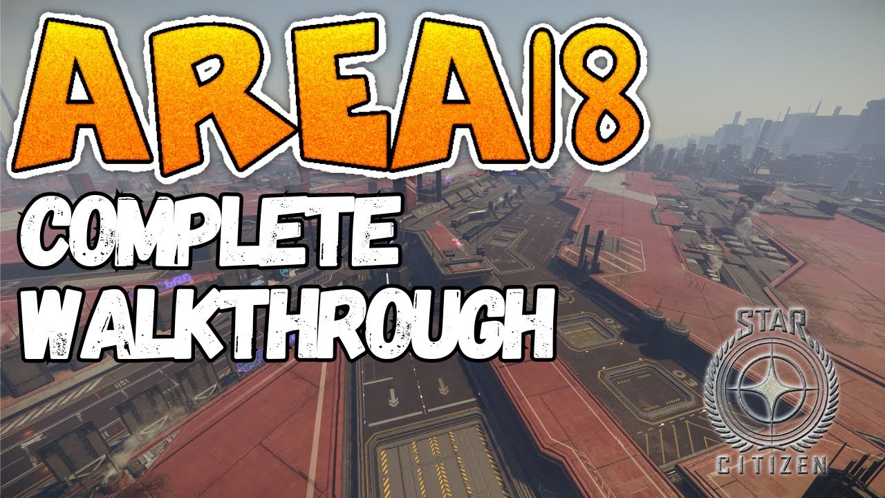 Star Citizen: Прохождение Зоны 18 (где приземлиться и многое другое) #starcitizen #guides