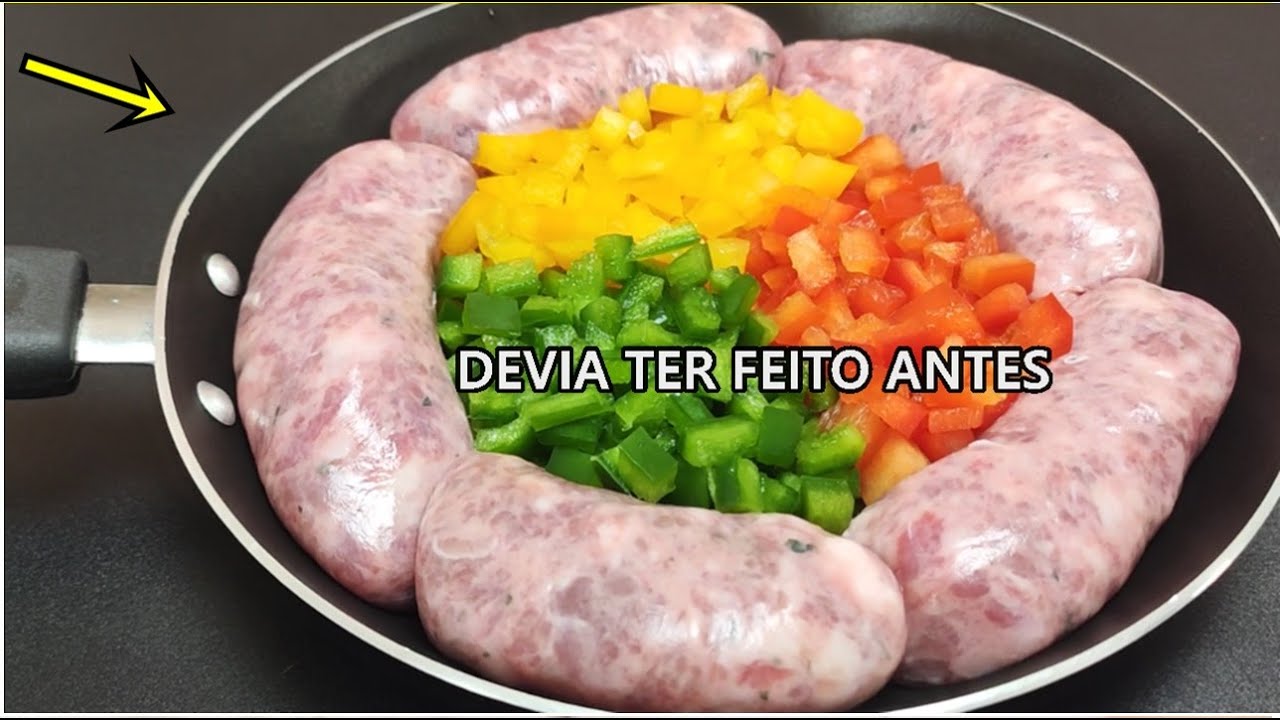 DONO DE RESTAURANTE ENSINOU DICA!  LINGUIÇA DE UM JEITO DIFERENTE | Receitas Fáceis e Rápidas