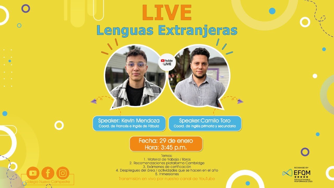 Webinar lenguas extranjeras