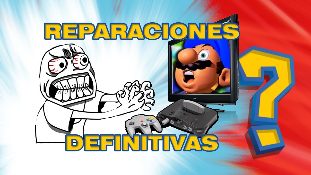Reparación de nintendo 64: reseteo, congelamiento, audio, video y glitches.