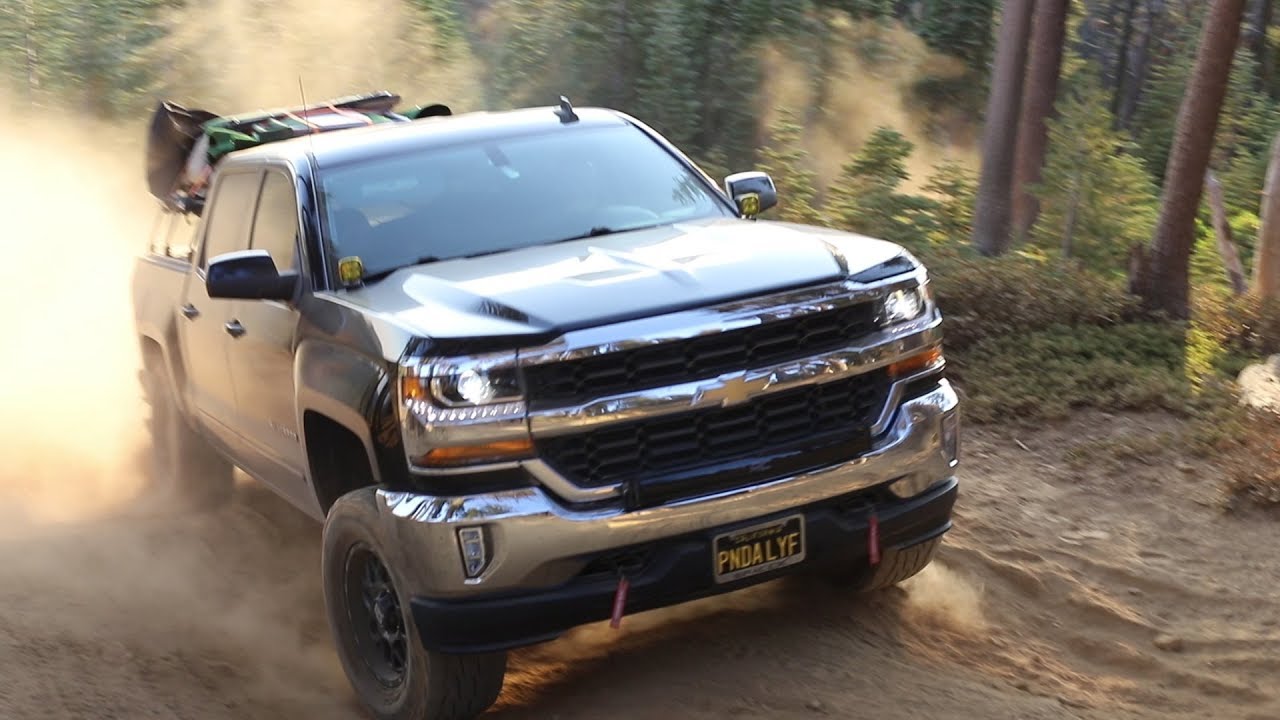 Full Size Overlanding Chevys Camping at Sierra Buttes Fire Look Out