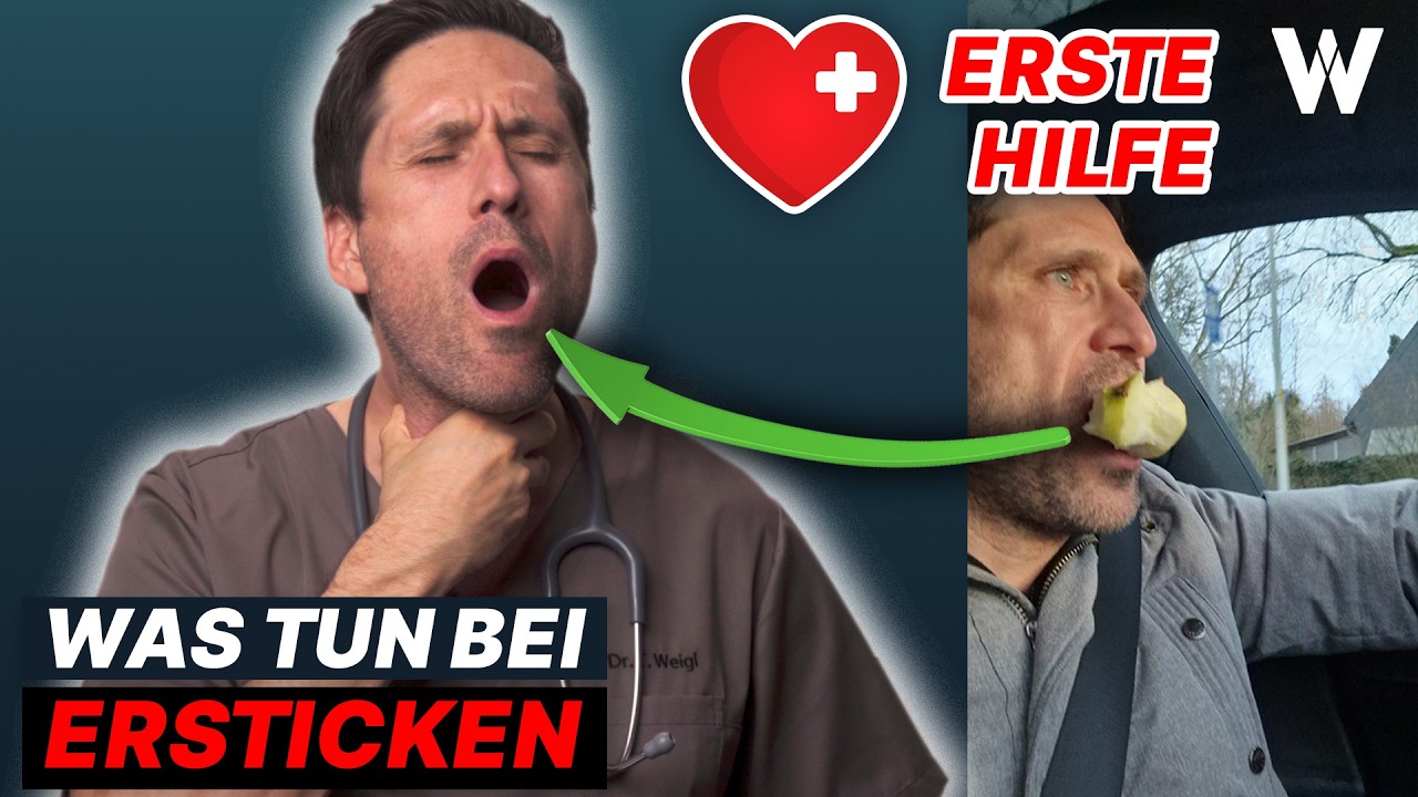 Ersticken: Symptome erkennen, sofort handeln | Notarzt erkl&auml;rt Erste Hilfe f&uuml;r alle