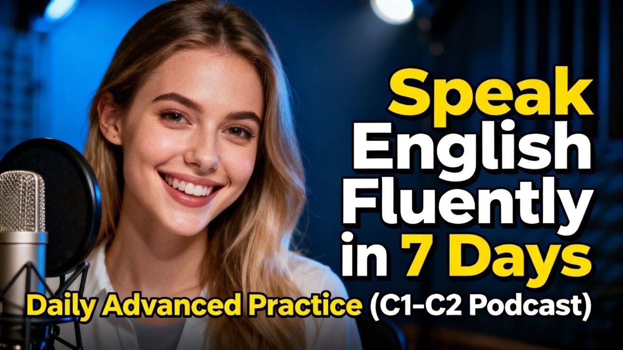 Speak English Fluently in 7 Days 🚀 | Daily Advanced Practice (C1–C2 English Podcast)