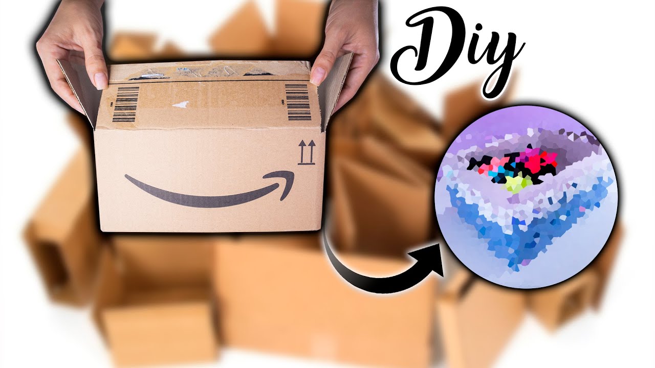 DIY  organizers with boxes from amazon