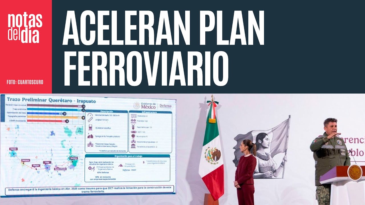México presenta rutas y fechas de sus nuevos trenes. Se inyectarán miles de millones