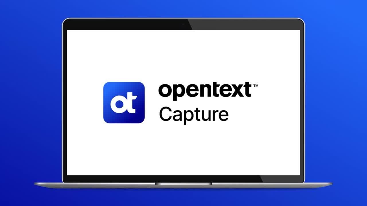 OpenText™ Capture demo video