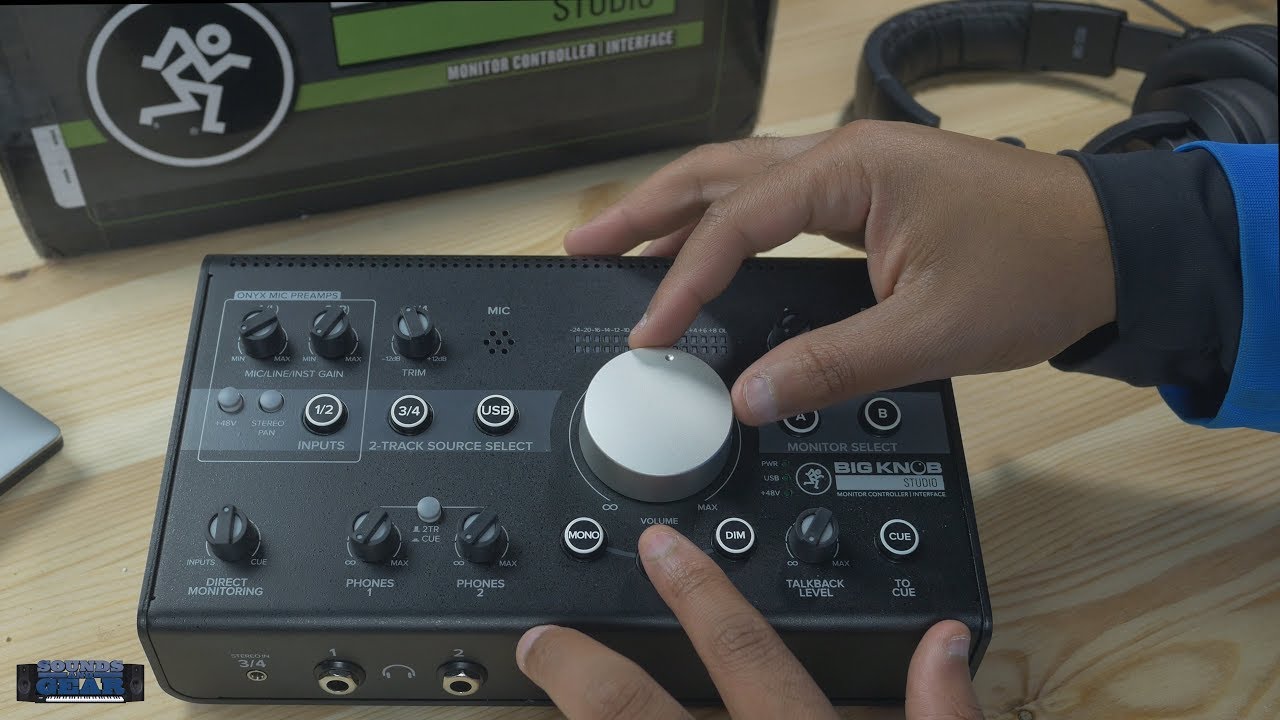 Обзор контроллера студийного монитора Mackie Big Knob
