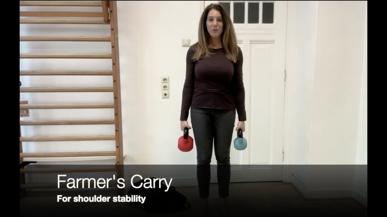 Farmer's Carry for Shoulder Stability