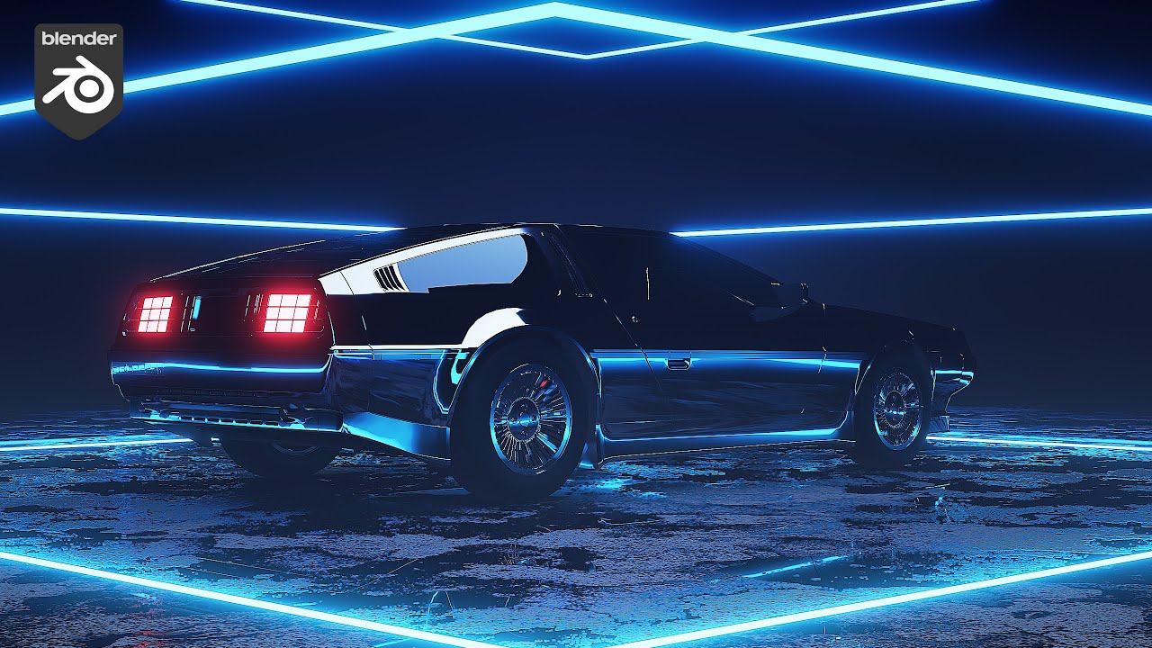 Designing a Car Scene in Blender in Minutes - Eevee & Cycles