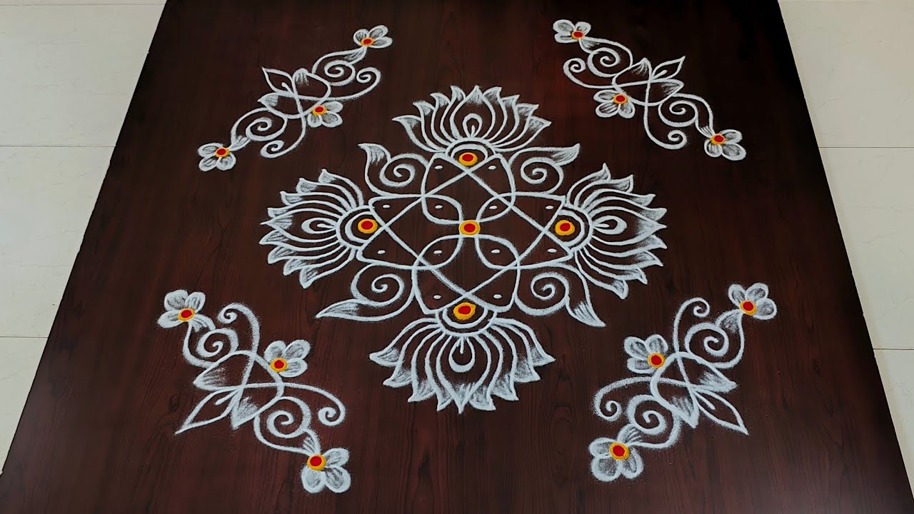 Easy Shivarathri muggulu|4×2dots maha shivarathri special rangoli|easy shanku kolam#Rang Kaa Rangoli