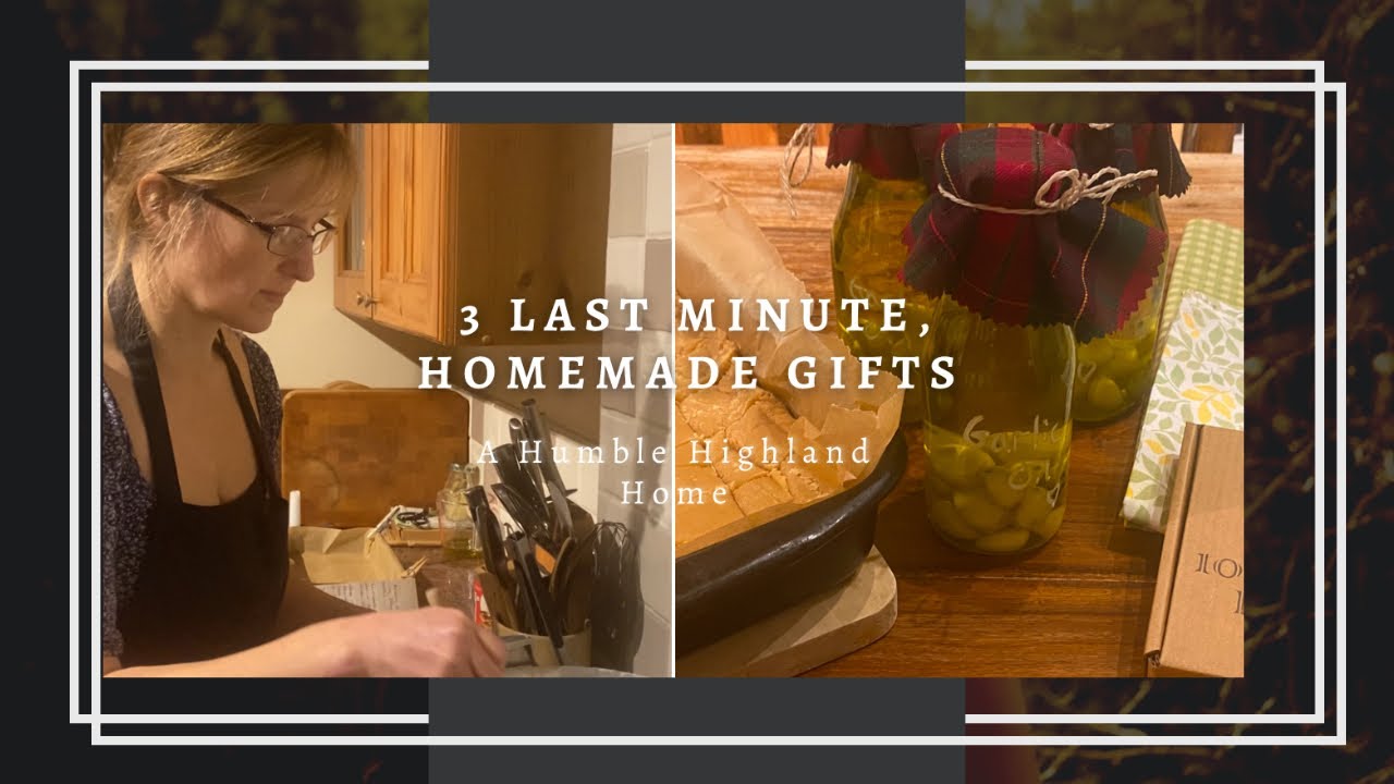 3 Last Minute Homemade Gifts | Traditional Scottish Tablet | Bees Wax Wraps | Infused Oil