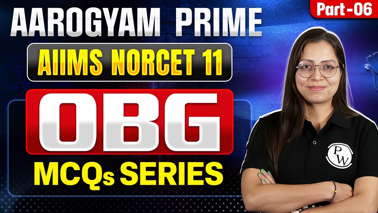 Midwifery And Gynaecological Nursing | AIIMS NORCET 11 | Aarogyam Prime MCQ Series Part 6 #norcet11