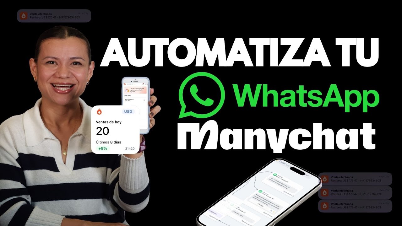 Cómo AUTOMATIZAR en WhatsApp con ManyChat - Tutorial 2025