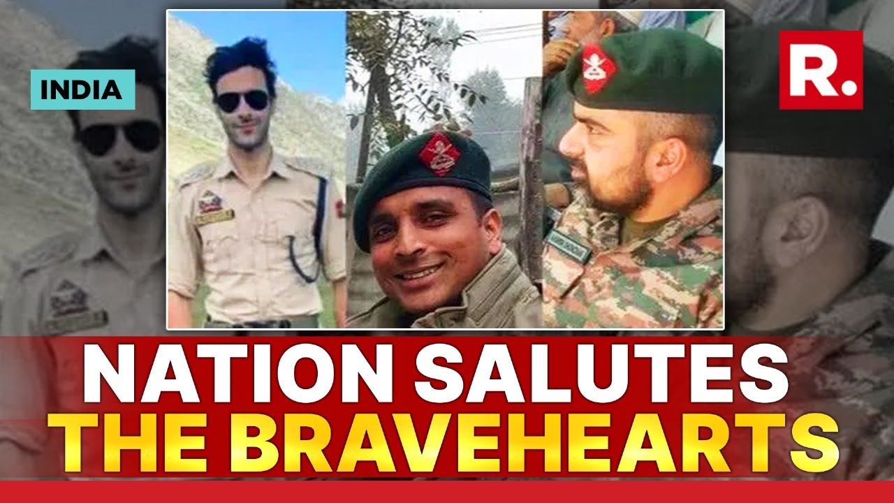 Anantnag Encounter: Anti-Pakistan Protests After Army Colonel, Major, J&K Police Officer Martyred