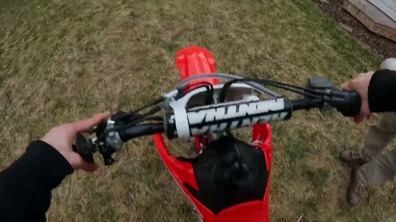 Первый запуск и тестовый заезд сезона | CRF150R 2021 года