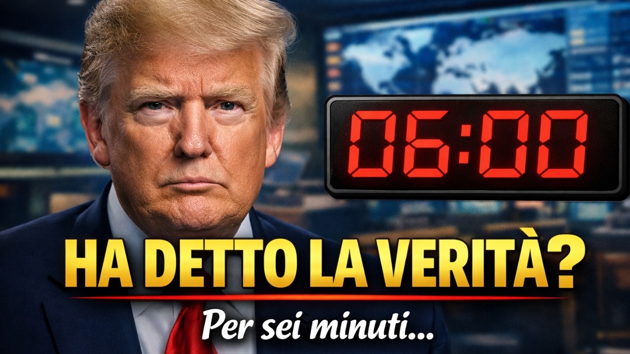 Trump dice la verità per 6 minuti? Il momento più improbabile della guerra
