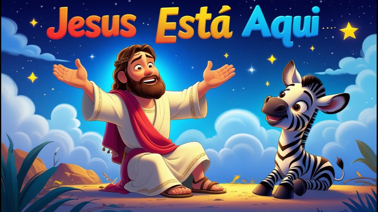 Jesus Está Aqui 🙏✨ | Música Cristã Infantil com Bellinha e a Turminha