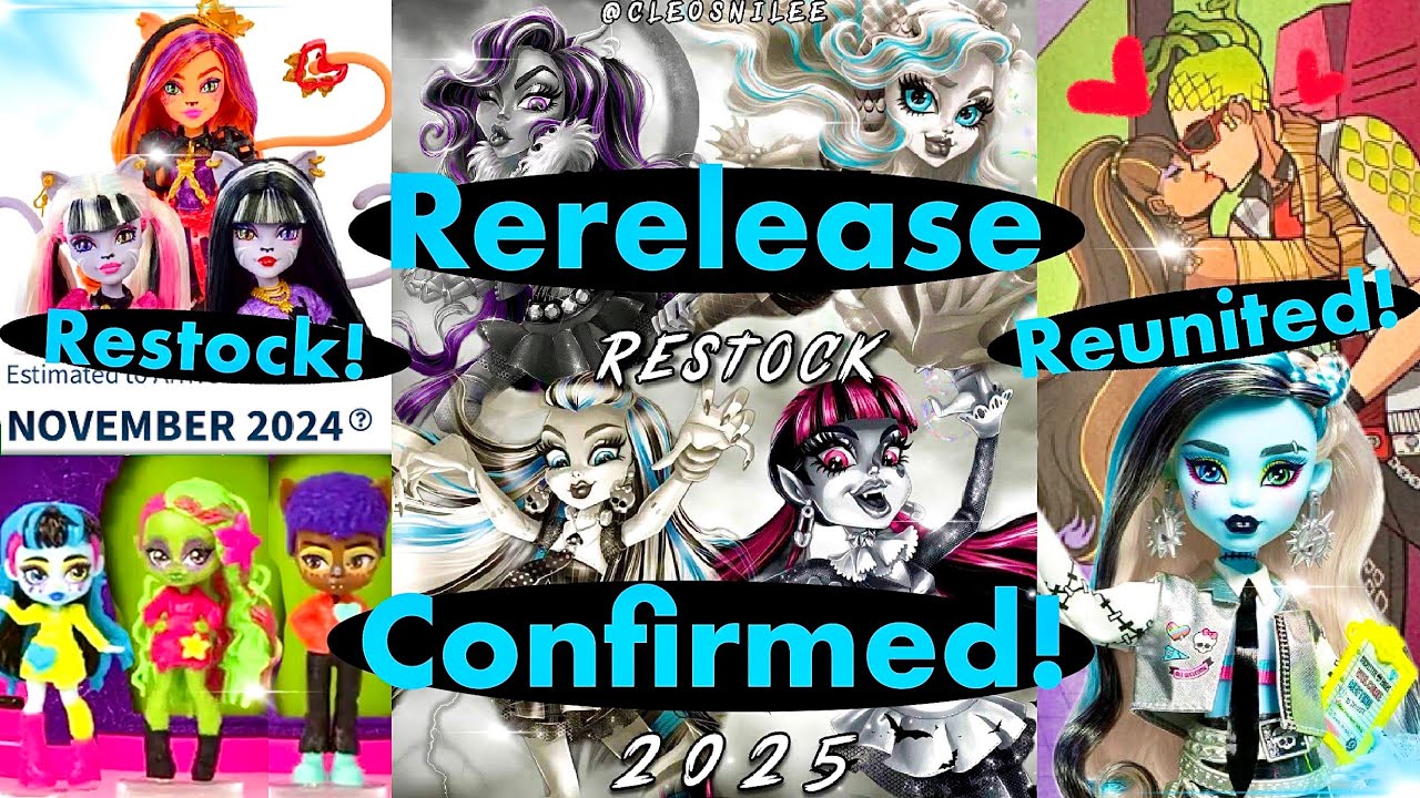 🎀💀MONSTER HIGH💀🎀| 2024 NEWS❗️|Reel Drama RESTOCK 2025, Cleo & Deuce Reunite, G3 Potion Minis & MORE🍵