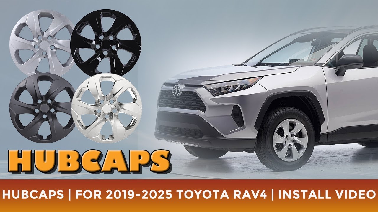 Winjet 2019-2025 Toyota RAV4 17-Inch Hucaps Wheel Cover (CHB-5139)