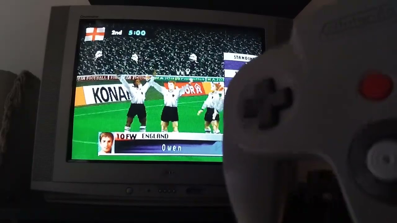 ISSS 2000 melhor futebol nintendo 64 rumo ao título... 