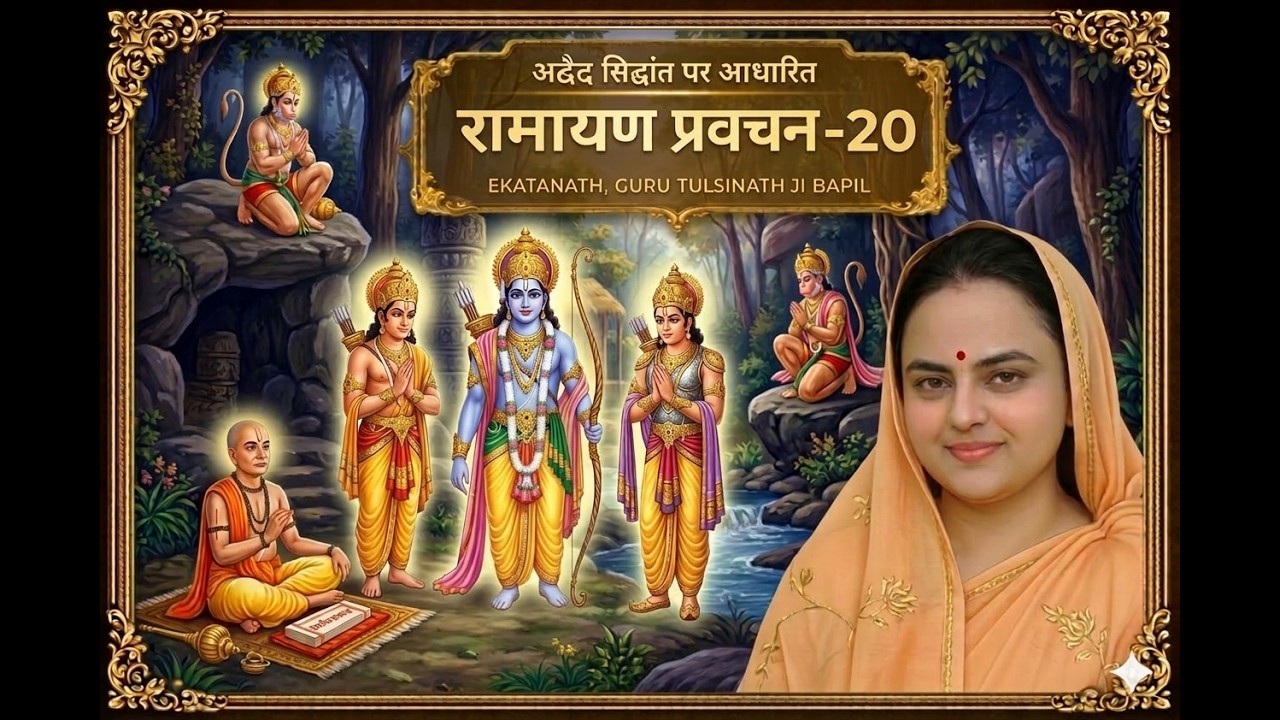 रामायण प्रवचन - 20 : लक्ष्मण, शत्रुघ्न और हनुमान: त्याग और सेवा की अद्भुत गाथा
