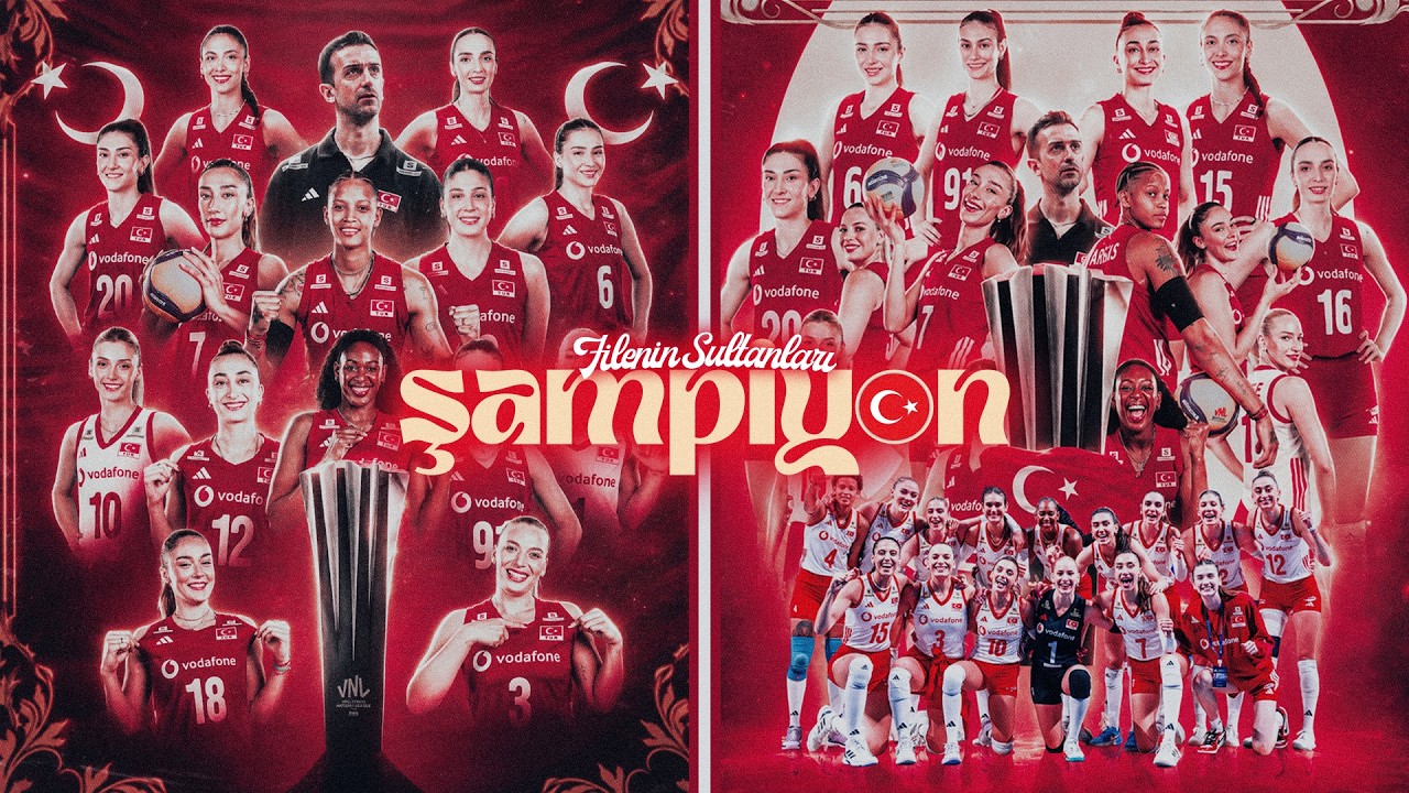🇹🇷 FİLENİN SULTANLARI KUPA T&Ouml;RENİ | FIVB Voleybol Kadınlar Milletler Ligi Final
