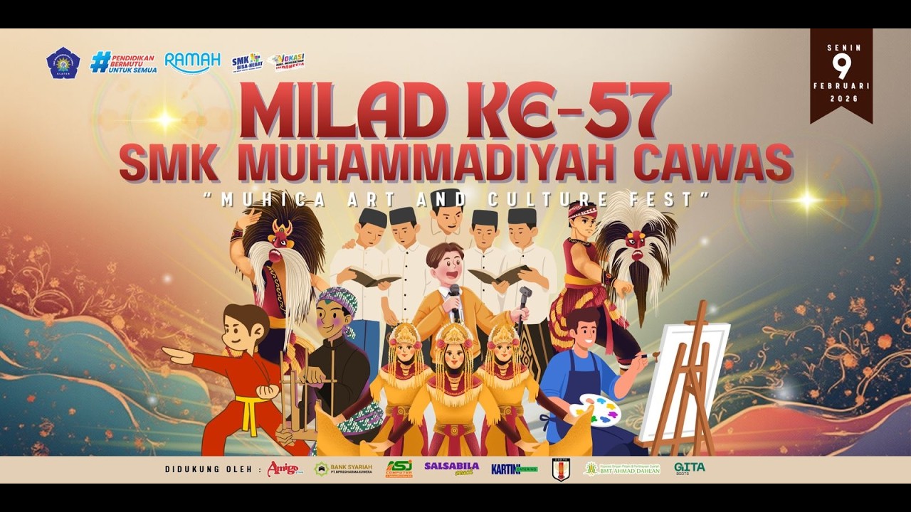 SEMARAK MILAD 57 SMK MUHAMMADIYAH CAWAS