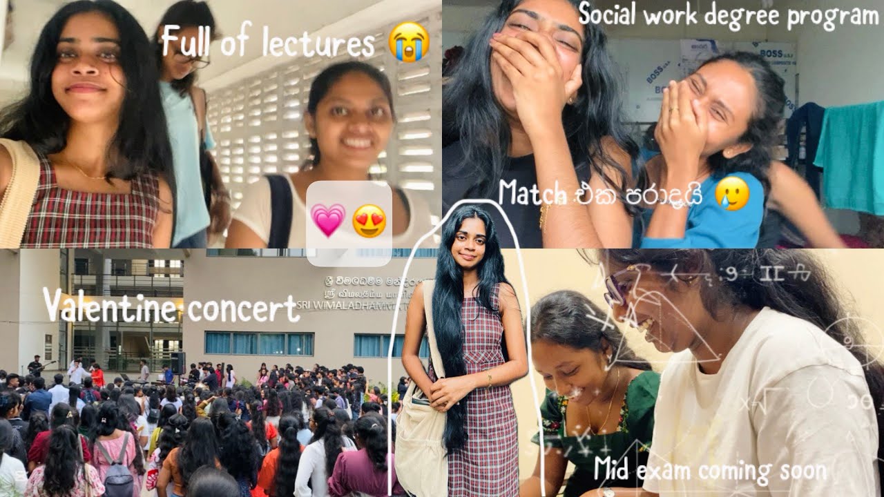 About Social work degree program 👩‍🎓Jpura Valentine concert💗👩‍❤️‍👨 Match එක පරාදයි 🥲💔 #jpura #hostel