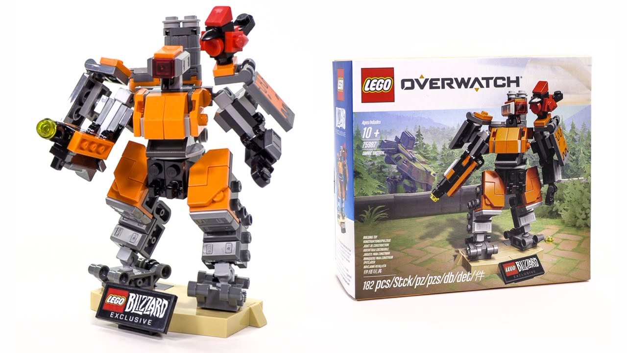 LEGO Overwatch Omnic Bastion REVIEW 75987