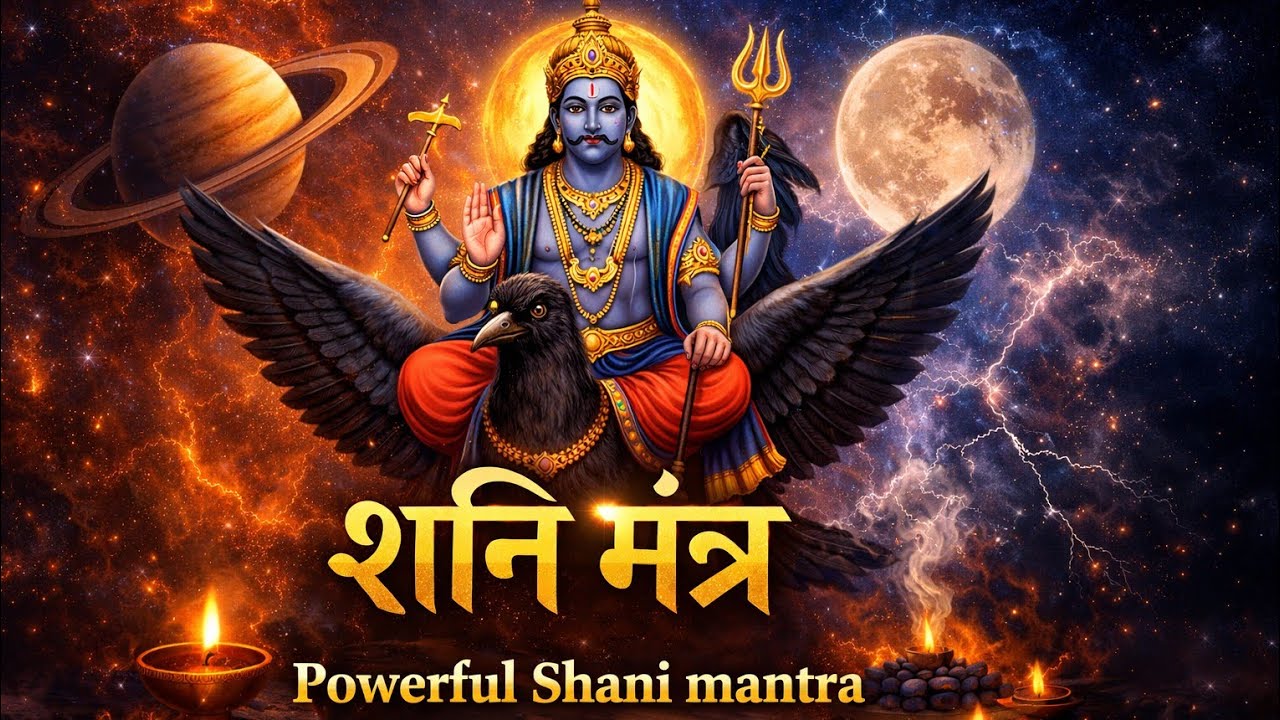 Shani Mantra -Om Shan Shanaishcharay Namah | ॐ शं शनैश्चराय नमः - शनिमंत्र | Powerful chanting