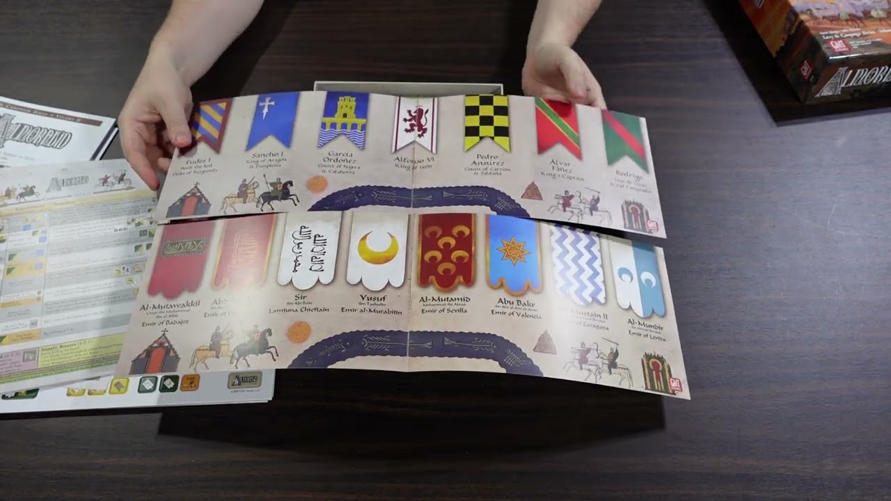 Unboxing: Almoravid from GMT Games - The Players' Aid