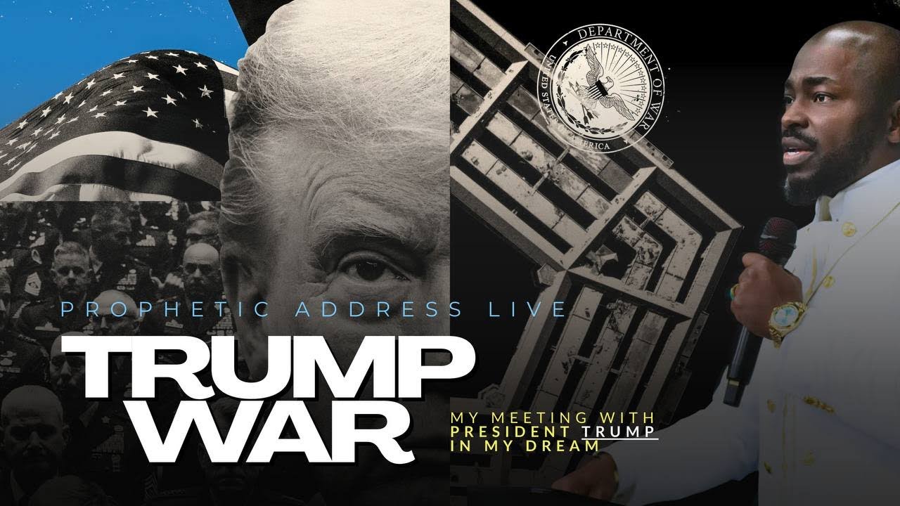 TRUMP WAR // MY MEETING WITH PRESIDENT TRUMP IN MY DREAM // PROPHETIC ADDRESS LIVE // PROPHET GLOVIS