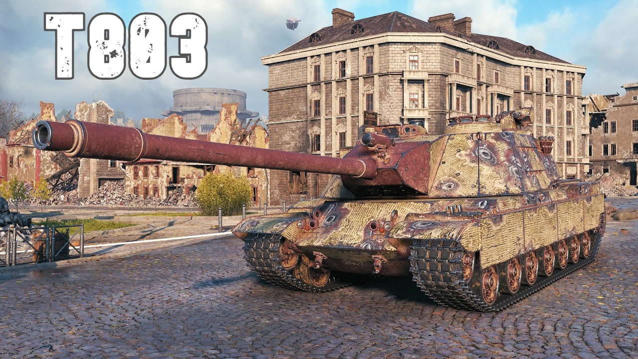 World of Tanks T803 - 5 Kills 10,2K Damage | New Tank .