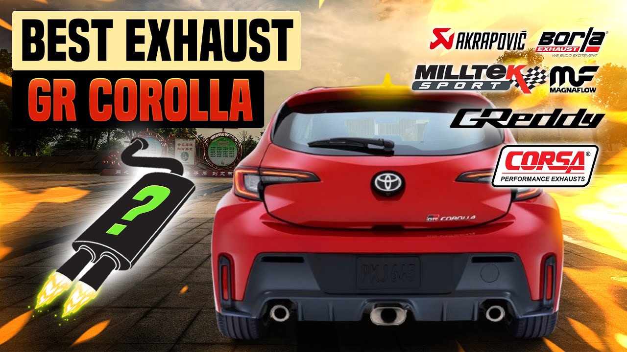 Toyota GR Corolla Exhaust Sound 🔥 Milltek,MBRP,Remark,Apexi,Magnaflow,Lachute
