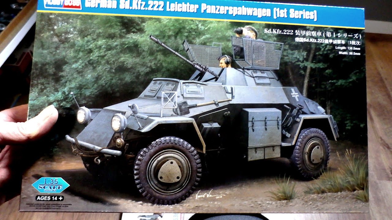 Sd.Kfz 222 de Hobby Boss et 