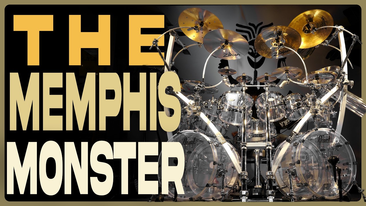 We Built Another MEGA Drum Set | The Pearl Memphis Monster Returns